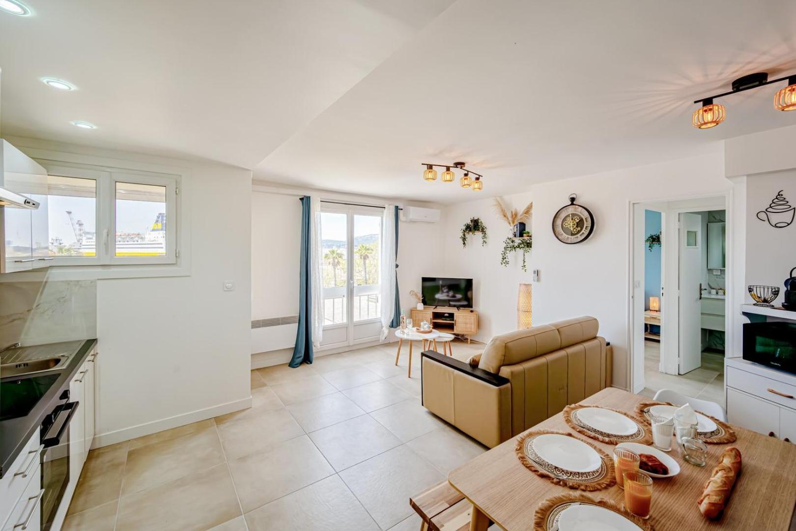 Air-Conditioned Apartment - Sea View Port Tolone Esterno foto