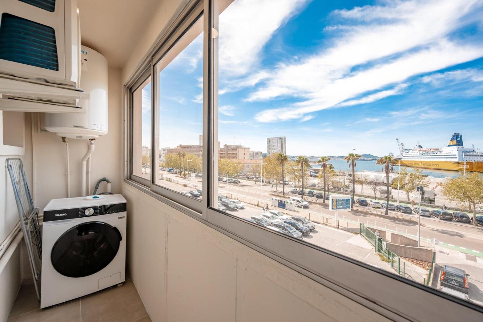 Air-Conditioned Apartment - Sea View Port Tolone Esterno foto